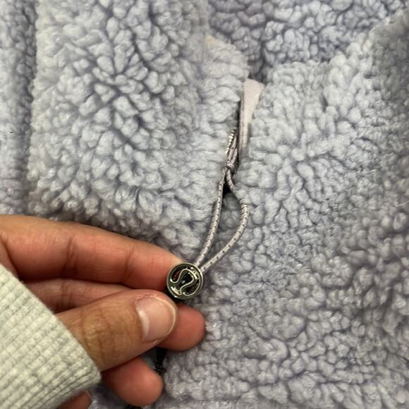 Lululemon Scuba Oversized Fleece Funnel Neck XS/S Winter Cozy Purple Athleisure - Picture 5 of 12